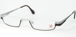 Lb Design LB-1026 C 02 Matt Dark Brown /SILVER Eyeglasses Glasses 51-19-145mm - $45.54