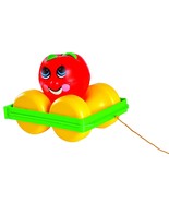 Giggles - Apple Turnover, Pull Along Toy, Encourages Walking, Rattling S... - £18.28 GBP