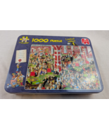 RARE Jan Van Haasteren Limited Edition #1 1000 Puzzle CRAZY CASINO in ti... - $104.14 CAD