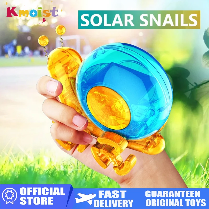 DIY STEAM Assembled Mechanical Solar Power Snail Children&#39;s Educational Toys By - £10.92 GBP+