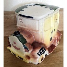 Car Buggy Jalopy Anthropromorphic Ceramic Coin Piggy Bank Vintage MCM Se... - $251.08 MXN