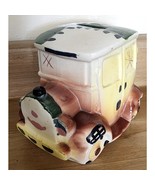 Car Buggy Jalopy Anthropromorphic Ceramic Coin Piggy Bank Vintage MCM Se... - $251.08 MXN