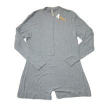 NWT Skims Soft Lounge Ribbed Stretch Jersey Playsuit in Gray L/S Romper 3X - £71.32 GBP