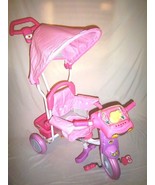 TRICYCLE STROLLER - Push Trike or Self Peddle PINK - NEW - AGES 9mo-4+yrs - £93.57 GBP
