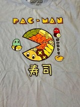 PAC-MAN JAPANESE Lettering Blue TShirt Medium by C-LIFE Short Sleeve Vid... - $14.80