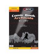 10 pks of 25 (250) BCW 8 ¼&quot; x 10 ½&quot; Golden Age Comic Book 4-MIL Mylar Ar... - $3,612.16 MXN