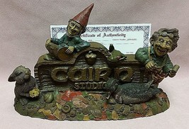 All Cairn Artists &quot;GREETINGS&quot; Collector Society Statue #2042 Ed #48,COA 1993 - £71.18 GBP