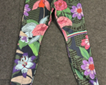 Nike Dri-Fit Leggings Women&#39;s Size Large Multicolor Floral Insect Print - $19.74