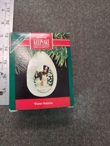 1991 Winter Surprise Penguin Hallmark Christmas Ornament Mib - £6.17 GBP