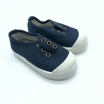 Bella Newman Toddler Boys Girls Slip On Sneakers Canvas Navy Blue Size 21 US 6 - $9.74