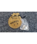 Vintage Colorado Golden Nugget Sack Souvenir Gold Rush. AVA 1995 Leather... - $20.50 CAD