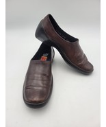 Cole Haan Studio Chocolate Brown Leather Slip On Flats Sz 6 B Made In It... - €28,45 EUR