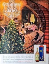 Seagrams Alcohol Whiskey Canadian High Ball Christmas-1961 Vintage Print Ad - €9,17 EUR