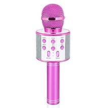 Dodosky Gifts for Girls Age 4-12 Karaoke Microphone Gifts for 4 5 6 7 8 9 10 ... - £34.15 GBP