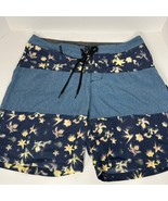 Hurley Boardshorts Blue Size 29 Unlined Back Pocket Swim Trunk Surf Draw... - $25.44 CAD