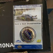 Lowes Championship Coin Jimmie Johnson #48 Team Racing 2006-2007 New in Package - £2.15 GBP