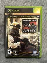 Americas Army Rise of a Soldier Microsoft Original Xbox Complete In Box Ubisoft - £11.68 GBP