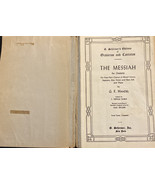 The Messiah An Oratorio Four Part Chorus of Mixed Voices Music Book - £4.91 GBP