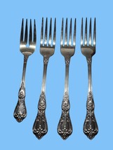 Set Of 4 ST IVES Oneida ware Flatware 3 Dinner Forks 1 Salad Fork - £10.27 GBP