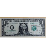 US$1 Fancy Serial Number 2017 Over Inked #9 - $1.95