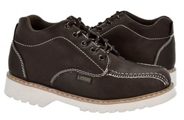 Mens Brown Work Shoes Anti Slip Lace Up Soft Toe Botas Trabajo Size 9, 12 - £47.07 GBP