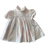 Vintage Pink Baby Togs Smocked Infant Easter Dress Size 3-6 Months - $18.99