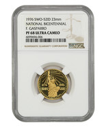 1976 National Bicentennial Gold Medal NGC PR68 UCAM - $1,257.12