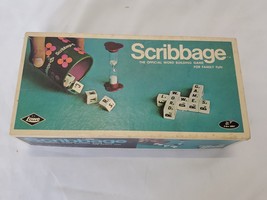 VINTAGE 1968 ES Lowe Scribbage Word Building Game - £15.81 GBP