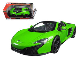 McLaren 650S Spider Green 1/24 Diecast Car Motormax - £29.60 GBP