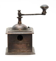 Vintage Miniature Coffee Grinder Die Cast Pencil Sharpener  - £5.47 GBP