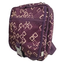 Eddie Bauer Ladies Messenger Bag Shoulder Purple Bag Purse Book Bag School Bag - £17.40 GBP