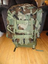 1986 FRENCH COMMANDO TACTICAL BDU WOODLAND RUCKSACK BAG W/ SLEEPING BAG ... - €110,67 EUR