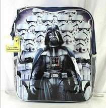 Star Wars Darth Vader Storm Trooper BackGrnd 16&quot; Backpack accessory innovations - £39.53 GBP