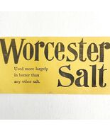 Worcester Salt Nash Whiton NY 1894 Advertisement Victorian Spices 4 ADBN1m - €17,30 EUR Worcester Salt Nash Whiton NY 1894 Advertisement Victorian Spices 4 ADBN1m - €17,30 EUR