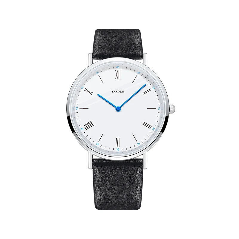 Men Watch Minimalist Leather Watches for Men Fashion Casual Quartz Clock... - £14.43 GBP