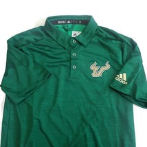 Adidas South Florida Bulls Game Mode SS Polo Mens Size Small Golf Shirt Green - £25.66 GBP