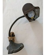 Antique Greist Marron Métal Électrique Bureau Lampe Art Déco Articulé US... - $3,651.20 MXN