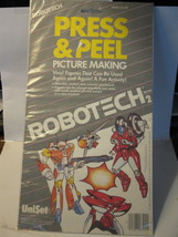 1985 Robotech Press &amp; Peel Vinyl set - Series 2 , brand New , Factory Se... - $20.00