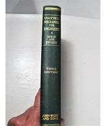 Analytical Mechanics For Engineers By Seely And Ensign 1947 3rd Edition HC - $7.95