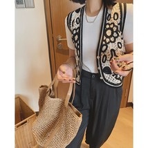 2022 Za Oem Woman Spring Summer Superimposed Knit Sweaters Vests Y2k Waistcoat S - £21.79 GBP
