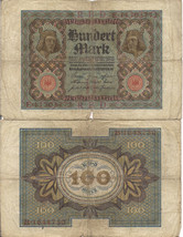 Germany P69, 100 Mark, Stephen I, King of Hungary, Fine, Large note, 1920 - $2.55