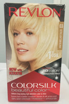 Revlon Colorsilk Permanent Hair Color #03 Ultra Light Sun Blonde. 3 D Color.Nib - £3.90 GBP