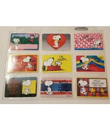 Vtg Snoopy Woodstock Peanuts message cards - lot of 9 - new! Not from US... - £26.32 GBP