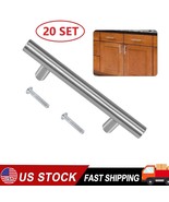 20X 3&quot; Stainless Steel Brushed Nickel T Bar Kitchen Cabinet Handles Pull... - $36.99