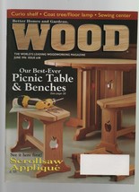 Wood - June 1996 - Better Homes &amp; Gardens, Picnic Tables &amp; Benches, Scrollsaw - £2.34 GBP