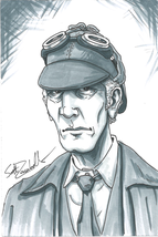 4&quot;x6&quot; Concept Sketch - Crimson Shadows - Hand Drawn by S Zambelli - Sherlock - £53.89 GBP