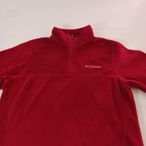 Columbia AM1528 Men's M Red Steens Mountain 1/2 Zip Fleece Pullover Sweatshirt image 11