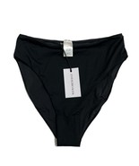 We Wore What Emily Bikini Bottom Womens S Black High Waisted Full Covera... - $29.12 CAD
