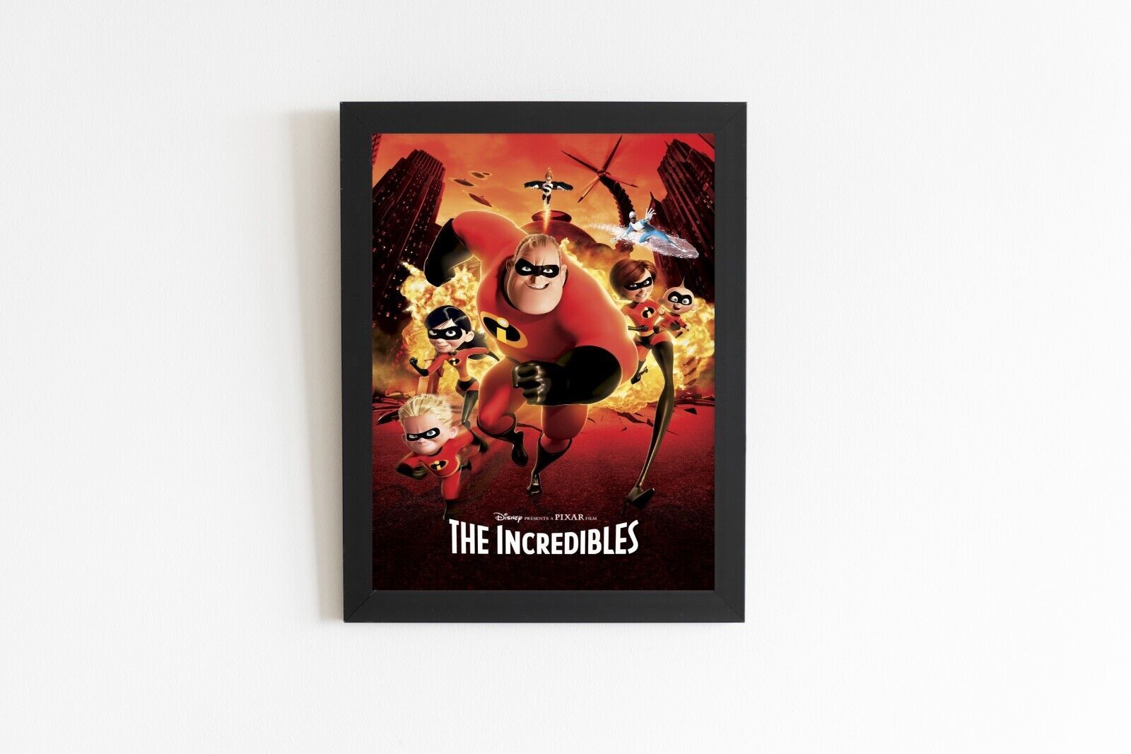 Primary image for The Incredibles Movie Poster (2004) - 20" x 30" inches (Framed)