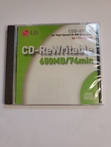 LG CD-Rewritable 650MB 74 Minute For High Speed CD-RW Drive Only - £9.57 GBP